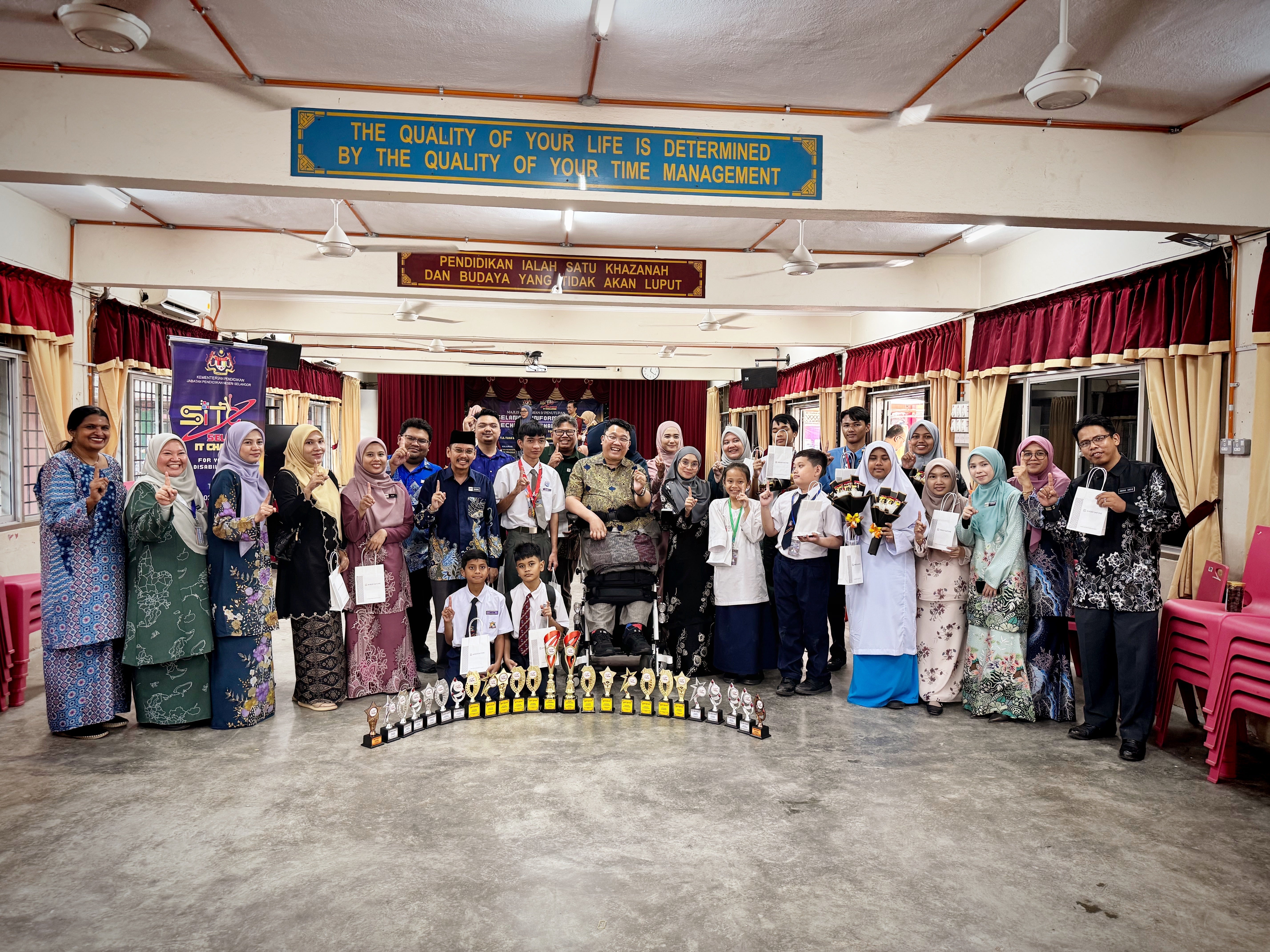 A Victory for Inclusion: Gombak’s OKU Students Shine at the Selangor ICT Challenge